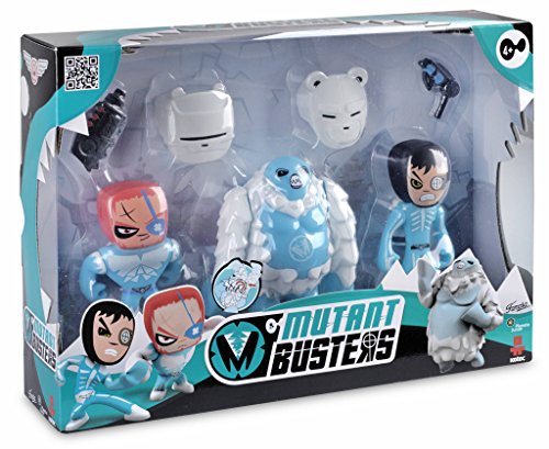 Mutant Busters - Set 3 figuras nieve (Famosa 700012142)