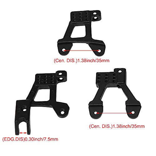 Mxfans 4X RC 1:10 Front Rear Shock Tower Hoops Soporte de repuesto para Axial