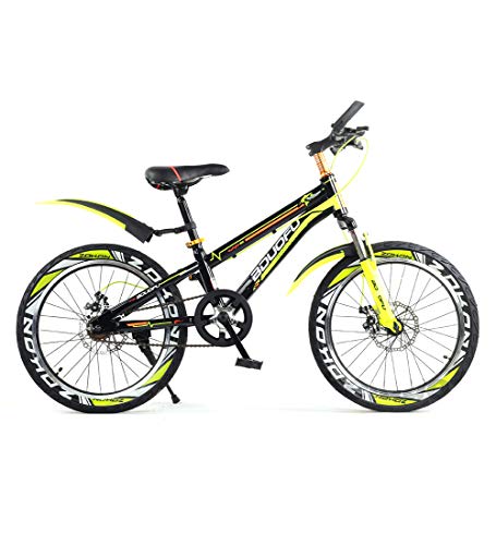 MXSXN Youth Kids Front Shock Mountain Bikes BMX Frame 16"18" 20 Pulgadas Freno De Disco Doble De Velocidad Única para Niños De 5 A 14 Años Bicicleta De Carretera para Niños Y Niñas Regalos,16"