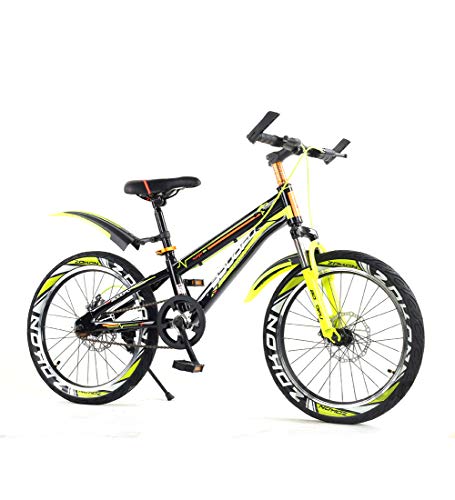 MXSXN Youth Kids Front Shock Mountain Bikes BMX Frame 16"18" 20 Pulgadas Freno De Disco Doble De Velocidad Única para Niños De 5 A 14 Años Bicicleta De Carretera para Niños Y Niñas Regalos,16"