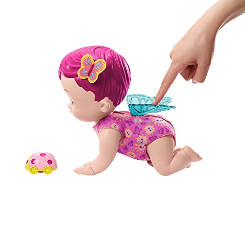 My Garden Baby GIGGLE & CRAWL BABY BUTTERFLY Doll, color (Mattel GYP31)