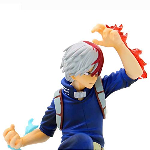 My Hero Academia Figura de acción Estatuas Todoroki Shoto / bakugou katsuki Estatuilla Adornos decorativos para el hogar Figura de PVC coleccionable Juguete de resina Muñeca Navidad Cumpleaños Regalo