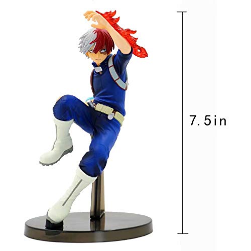 My Hero Academia Figura de acción Estatuas Todoroki Shoto / bakugou katsuki Estatuilla Adornos decorativos para el hogar Figura de PVC coleccionable Juguete de resina Muñeca Navidad Cumpleaños Regalo