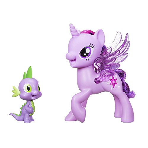 My Little Pony 5010993399055 C0718 – Princesa Twilight Sparkle & Spike El Dragón – Duo Cantante (versión de Polish), Multicolor