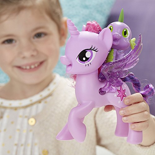 My Little Pony 5010993399055 C0718 – Princesa Twilight Sparkle & Spike El Dragón – Duo Cantante (versión de Polish), Multicolor