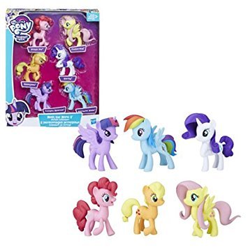 My Little Pony Applejack The Mane Ponies Collection - Juego de muñecas (3 pulgadas, multicolor)