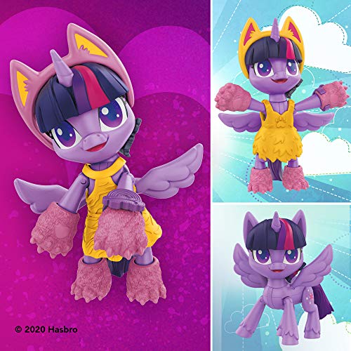 My Little Pony Smashin' Fashion-Paquete de Mariposas Twilight Sparkle (7,5 cm) con Accesorios de Moda y Sorpresa, 9 Piezas (Hasbro F1756)