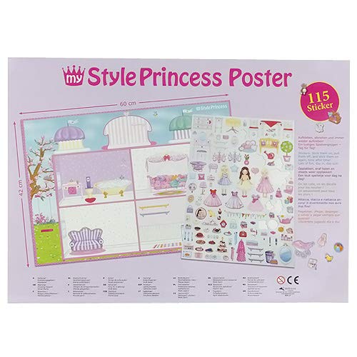 my style princess 8291.000 _ A – Póster con Adhesivo, Multicolor