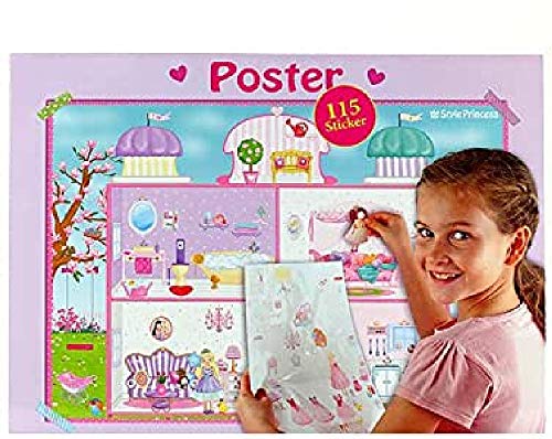 my style princess 8291.000 _ A – Póster con Adhesivo, Multicolor