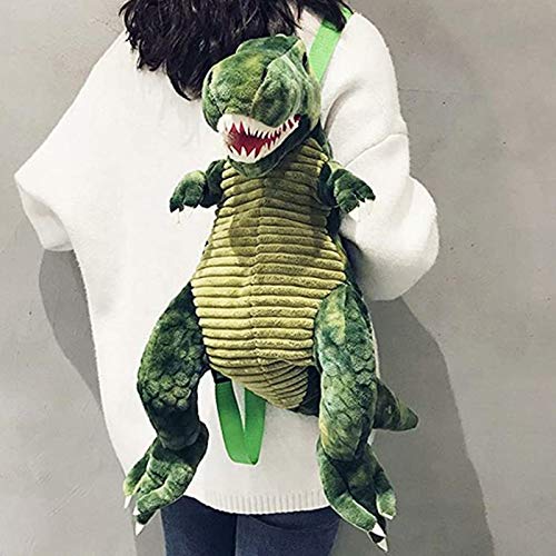 MYJP Home Style Serie - Mochila de peluche, diseño de dinosaurios, 40 cm, tamaño grande, diseño de dinosaurio, para guardería, para niños y niñas b S