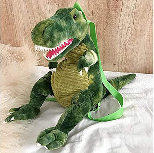 MYJP Home Style Serie - Mochila de peluche, diseño de dinosaurios, 40 cm, tamaño grande, diseño de dinosaurio, para guardería, para niños y niñas b S