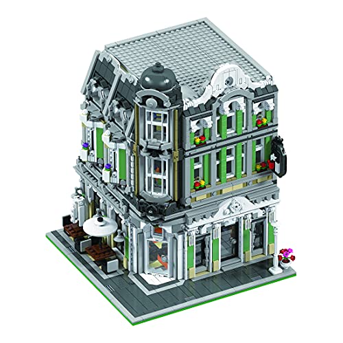 Myste Bloques de construcción modular de casa 3369, de 3 capas, estilo gótico, arquitectura europea, edificios modulares, arquitectura, modelo casa, compatible con casa Lego