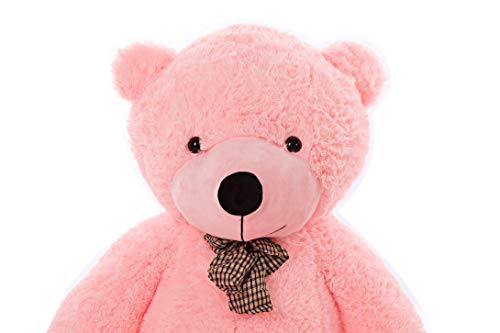 MyTeddyWorld Oso De Peluche Gigante 140-200 cm - Rosado 140 cm Grande Suave Osito De Felpa Regalo para Niños - Juegete De Peluche Ideal para Fiestas De Bodas Navidad Dia De San Valentin