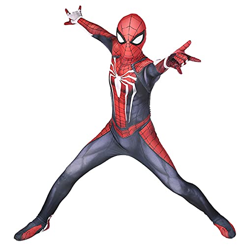 MYYLY Mono The Amazing Spiderman Disfraz Araña para Niño Disfraz Araña para Niña Disfraz Vengador Adulto Mono Unisex Lycra Spandex Zentai Mono Regalo Halloween Leotardo,Red-2XL Adult(175~180CM)