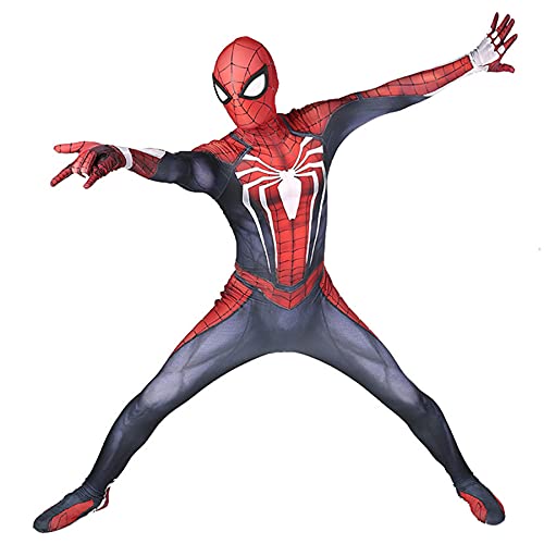 MYYLY Mono The Amazing Spiderman Disfraz Araña para Niño Disfraz Araña para Niña Disfraz Vengador Adulto Mono Unisex Lycra Spandex Zentai Mono Regalo Halloween Leotardo,Red-2XL Adult(175~180CM)