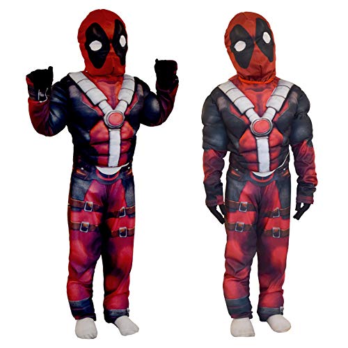 N / A Cosplay Halloween Novedad Regalo Disfraz para niños Disfraz policía Anime Fiesta actuación Navidad Baile Fiesta Ropa Muscular Body Height:120-135cm