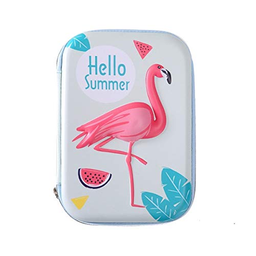 N / A Estuche de lápices Flamingo Estuche de lápices Escolares Kawaii Unicornio Estuche de lápices como Muestra