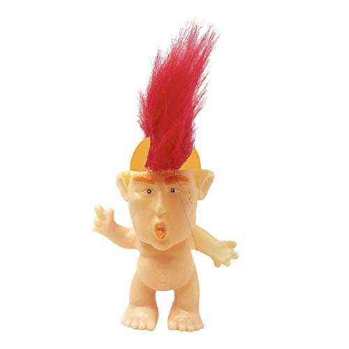 #N/A/a 6cm Vintage Tiny Good Luck Troll Dolls Figuras de Acción Juguetes Coleccionables para Niños - Mohawk