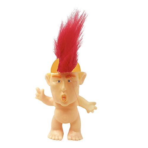 #N/A/a 6cm Vintage Tiny Good Luck Troll Dolls Figuras de Acción Juguetes Coleccionables para Niños - Mohawk