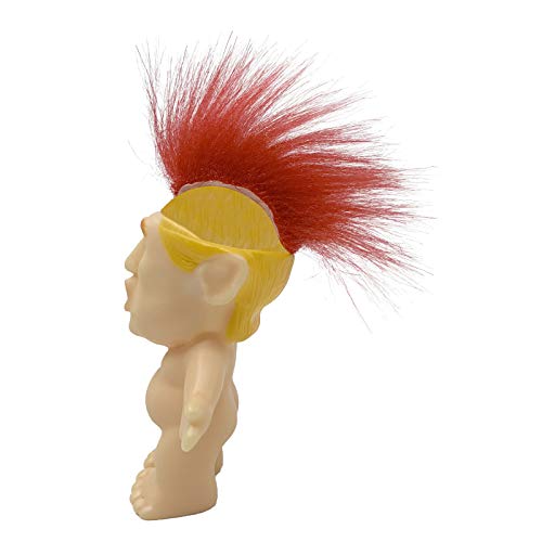 #N/A/a 6cm Vintage Tiny Good Luck Troll Dolls Figuras de Acción Juguetes Coleccionables para Niños - Mohawk