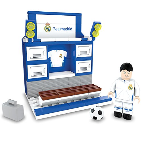 Nanostars RM - Vestuario + 1 figura + pelota, 88 piezas (Giochi Preziosi NAN01000)