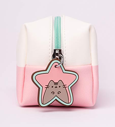 Neceser Pusheen Rose Collection - Neceser maquillaje, Neceser viaje adecuado como bolsa comésticos, Neceser niña