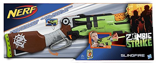 Nerf - Lanzadardos Slingfire Zombie (Hasbro A6563EU4)