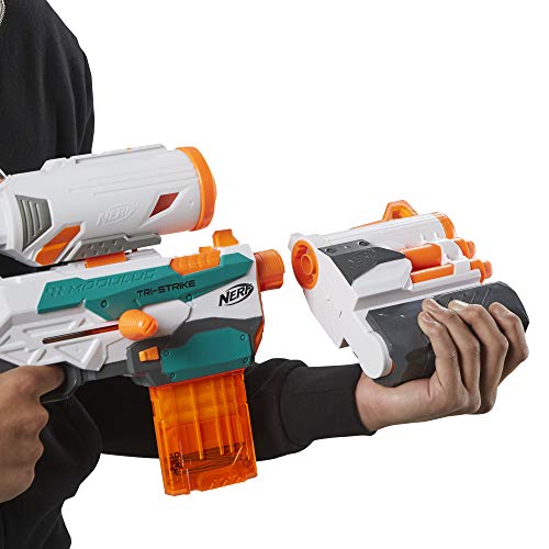 Nerf Modulus Tri-Strike - Pistola de Juguete