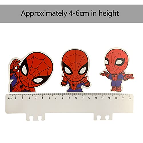 Nesloonp Marvel Pegatinas, Pegatinas de Spiderman Iron Man Deadpool, Pegatinas de Superhéroe Impermeables 105 Hojas/Paquete, Pegatinas de Graffiti para Portátiles, Bicicletas, Patinetas