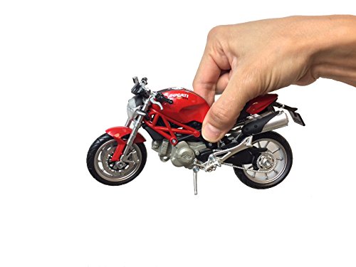 New Ray 44023, Ducati Monster 1100 - Moto a escala 1:12, Colores aleatorios, 1 Pieza , color/modelo surtido