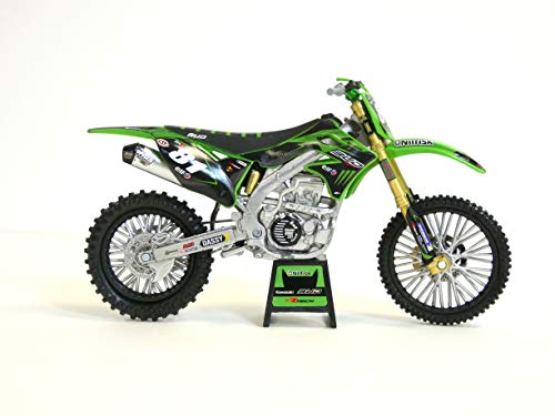 New Ray – Kawasaki KX450F 2018 Bud Racing N° 81 Brian HSU 1/12° Moto Miniature – 57903