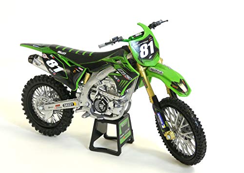 New Ray – Kawasaki KX450F 2018 Bud Racing N° 81 Brian HSU 1/12° Moto Miniature – 57903