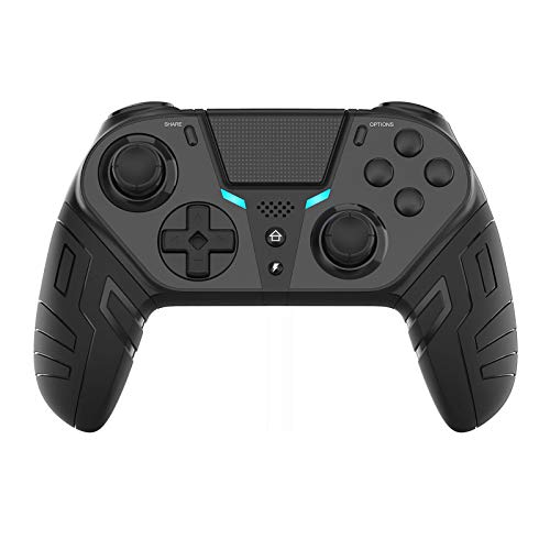 NEWMAN771Her Controlador de Juegos Gamepad inalámbrico, Controlador Compatible para PS4 PC Gamepad Computadora Controlador Bluetooth Dual Shock USB Bluetooth Teléfono móvil Gamepad Joystick