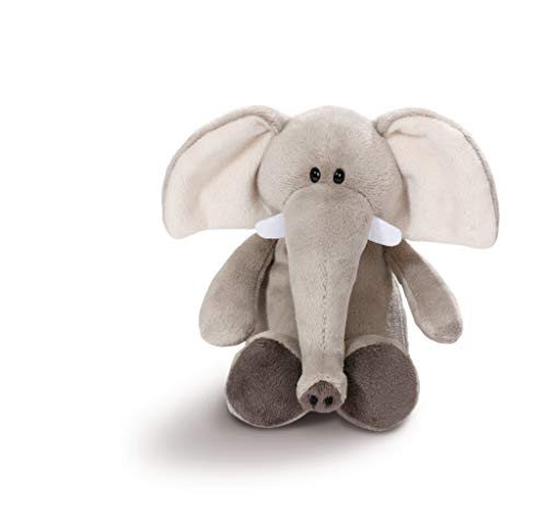 Nici 43626 - Elefante de Peluche (20 cm), Color Gris