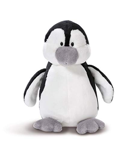 Nici 43629 - Pingüino de Peluche (20 cm), Color Blanco y Negro