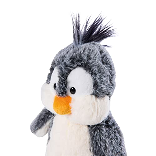 NICI 47263 Suave Juguete 25 cm, niños y bebés – Peluche Esponjoso para abrazar y Jugar – Tiernos pingüinos de la colección de Invierno, Gris/Blanco, Multicolor