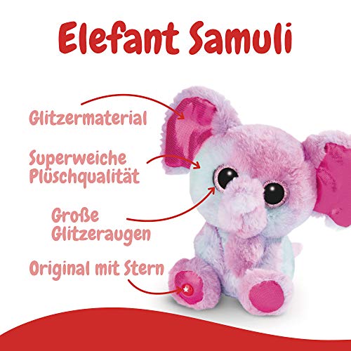 NICI- Elefante Samuli Glubschis Peluche, Multicolor (45556)