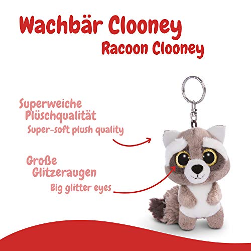 NICI - Mapache Clooney Llavero, Gris/Blanco, 45550