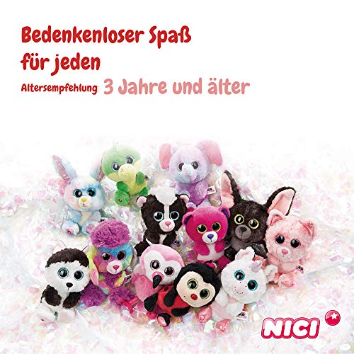 NICI - Oso Briggy Llavero, fucsia/blanco, 45541