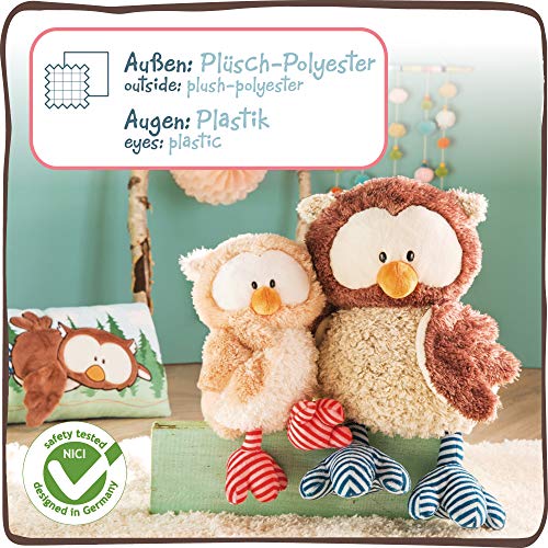 NICI- Peluche búho Owluna con Cabeza giratoria, 35cm (46096)