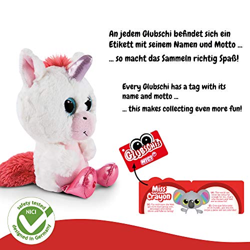 NICI- Unicornio Miky-Free Glubschis Peluche, Multicolor (45563)