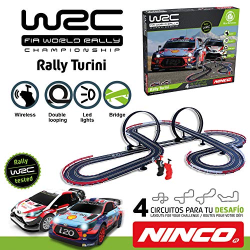 Ninco wrc rally turini Circuito Slot, color variado, única (Fábrica De Juguetes 91011) , color/modelo surtido