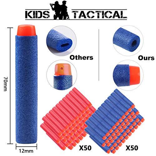 Niños Chaleco Táctico, Kids Elite Tactical Chaleco Para N-Strike Elite Series Con 100 Bullets, 2 Chaqueta Táctico, 2 Clips De Recarga Rápida, 2 Wrist Bands, 2 Chaleco+Scarf Mask, 2 Gafas De Protección