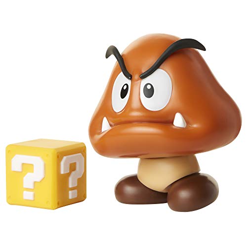 Nintendo - Figura Goomba con Coin, 10 cm