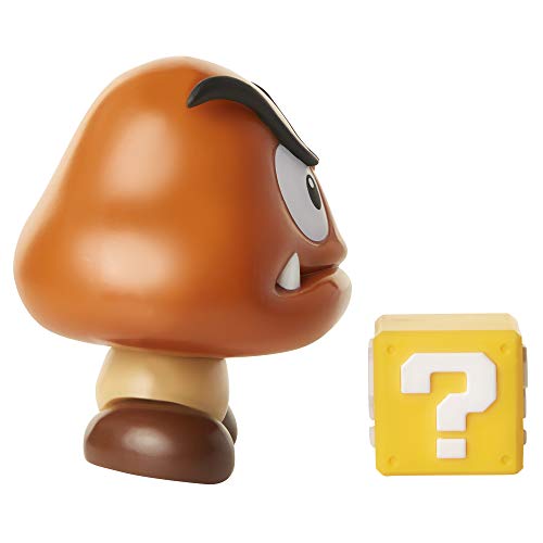 Nintendo - Figura Goomba con Coin, 10 cm