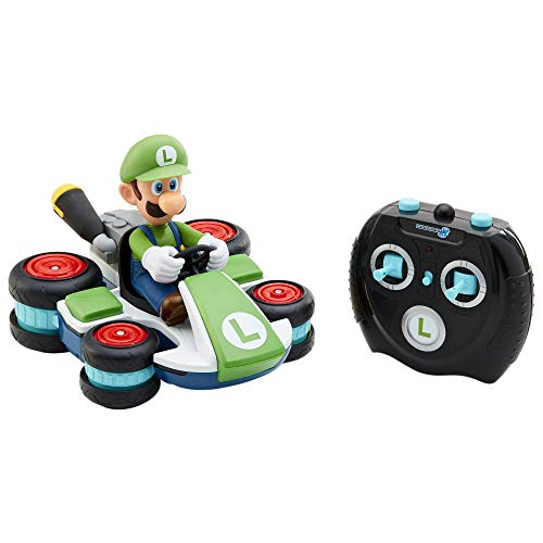 Nintendo Mario Kart 8 Luigi Mini Anti-Gravity RC Racer 2.4Ghz, con dirección de función Completa CREA 360 giros, Mientras Que la Deriva! - Alcance de hasta 100 pies - para niños a Partir de 4 años