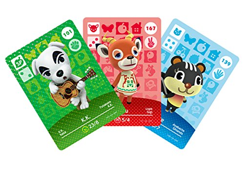 Nintendo - Pack 3 Tarjetas Amiibo Animal Crossing HHD - Serie 2