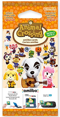 Nintendo - Pack 3 Tarjetas Amiibo Animal Crossing HHD - Serie 2