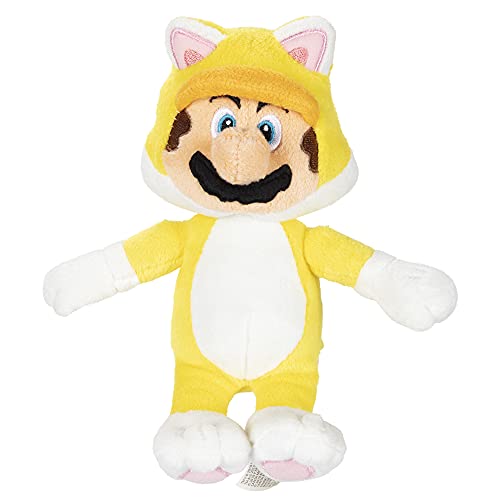 Nintendo Super Mario - Peluche de Mario (18 cm), Color Amarillo