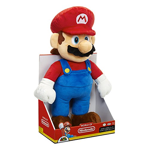 Nintendo- Super Mario Peluche Grande, Color Novedad (Jakks Pacific 64456-4L)